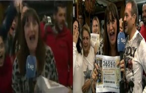بالفيديو.. مراسلة تفوز باليانصيب وهذا ما فعلته على الهواء!