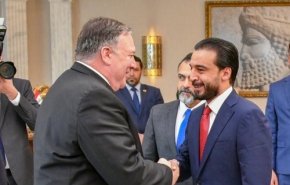 پامپئو با رئیس پارلمان عراق گفت‌وگو کرد
