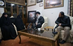 سخنان رهبر انقلاب درمورد سپهبد سلیمانی در حضور همسر شهید+فیلم