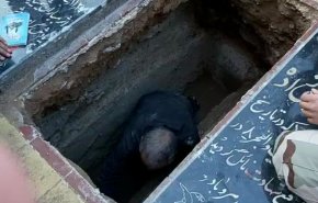  آماده سازی آرامگاه ابدی شهید سردار قاسم سلیمانی در گلزار شهدای کرمان