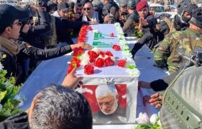 پیکر شهید 'ابومهدی المهندس' وارد بصره شد