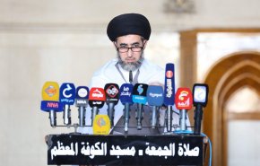 خطيب الكوفة يدعو لاخراج القوات الامريكية من العراق 
