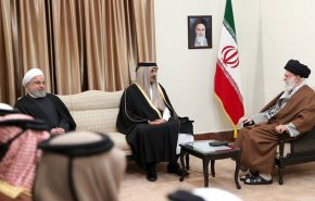 امیر قطر با رهبر معظم انقلاب اسلامی دیدار کرد