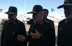 سردار سلامی جهت بازدید از مناطق سیل‌زده بلوچستان وارد «چابهار» شد