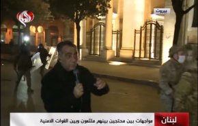 مصدومیت خبرنگار العالم هنگام پوشش درگیری ها در لبنان + ویدئو