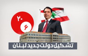 اینفوگرافیک | تشکیل دولت جدید لبنان
