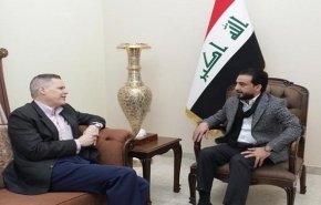 دیدار سفیر آمریکا با رئیس پارلمان عراق
