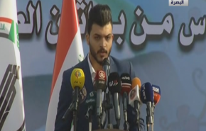 برگزاری مراسم چهلم شهیدان سلیمانی و المهندس در بصره