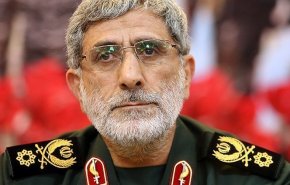 حضور سردار قاآنی فرمانده نیروی قدس سپاه در جمع راهپیمایان ۲۲ بهمن