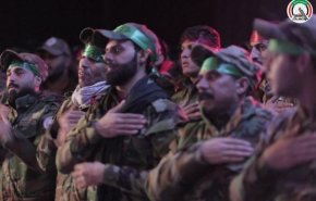 مراسم چهلمین روز شهادت حاج قاسم و ابومهدی با حضور رزمندگان الحشدالشعبی + تصاویر