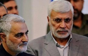 تصویر فرماندهان شهید مقاومت در بزرگترین بیلبورد شهری عراق