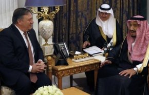 پامپئو با پادشاه عربستان سعودی دیدار کرد
