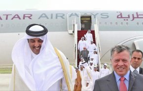 امیر قطر وارد اردن شد