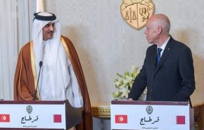 رئیس‌جمهور تونس در کنفرانس مطبوعاتی با امیر قطر: فلسطین، ملک قابل فروش نیست

