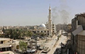 انفجار در مقابل دفتر حزب بعث در حومه دمشق