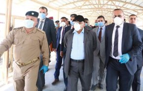بازدید عبدالمهدی از فعالیت ها برای مقابله با کرونا در شلمچه