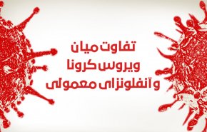 اینفوگرافیک | تفاوت میان ویروس کرونا و آنفلونزای معمولی
