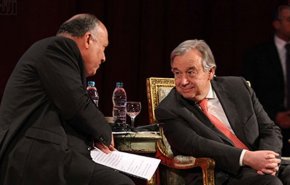 گفت وگوی تلفنی وزیر خارجه مصر و گوترش درباره تحولات لیبی