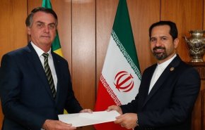 قریبی سفیر جدید ایران استوارنامه خود را تقدیم رئیس جمهور برزیل کرد
