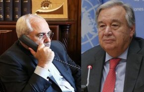 دومین گفتگوی تلفنی ظریف و آنتونیو گوترش در ۲۴ ساعت گذشته
