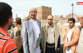 بازدید المشاط از مناطق سیل زده صنعا

