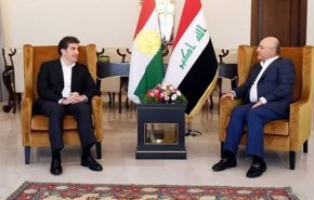 برهم صالح و بارزانی بر ضرورت آرام کردن تنش‌ها در عراق تاکید کردند
