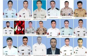 مراسم استقبال از شهدای سانحه شناور کنارک در تهران برگزار شد