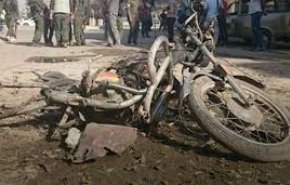انفجار موتور بمب گذاری شده در شمال حلب 