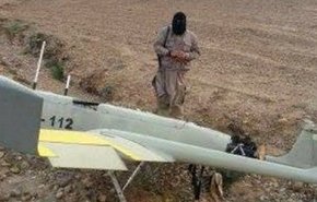 حشد شعبی یک پهپاد داعش را منهدم کرد+عکس