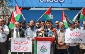 پنجاه و سومین سالگرد اشغال قدس؛ برگزاری تجمع در غزه و رد اشغالگری+عکس
