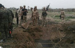 کشف 2 کارگاه ساخت بمب و 11 مخفیگاه داعش در صلاح الدین عراق
