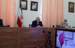 گفت‌وگوی ویدئو کنفرانسی ظریف و همتای قطری
