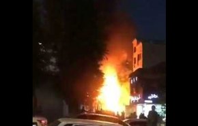 هشدار اورژانس درباره تجمع در محل وقوع حریق کلینیک سینا اطهر