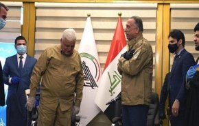 دیدار الکاظمی با فرماندهان الحشد الشعبی
