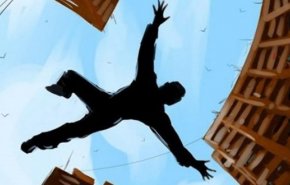 سقوط رجل من الطابق السابع على أحد المارة فتوفيا معا