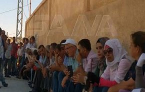 بیست و پنجمین روز تحصن علیه شبه نظامیان وابسته به آمریکا در شرق سوریه
