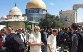 فلسطین| یورش صهیونیست‌ها به مسجدالاقصی در روز عرفه و بازداشت جوانان فلسطینی + تصاویر
