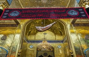 ویدئویی از افتتاح ایوان طلای حرم حضرت عباس (ع) همزمان با عید غدیر