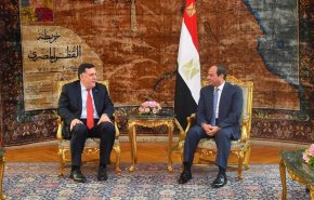 گفت و گوی تلفنی مقامات دو دولت متخاصم در لیبی با رئیس جمهور مصر پس از اعلام آتش بس