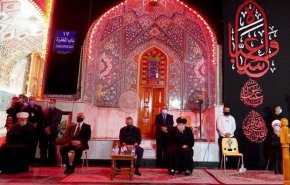 حضور نخست وزیر عراق در حرم امامین کاظمین + تصاویر