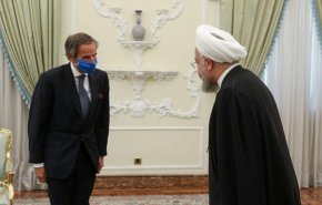 گروسی به دیدار روحانی رفت