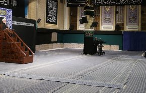 مراسم عزاداری شب هفتم محرم با حضور رهبر انقلاب برگزار شد