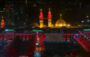 تصاویر حاج قاسم و ابو مهدى در حرم امام حسین (ع)