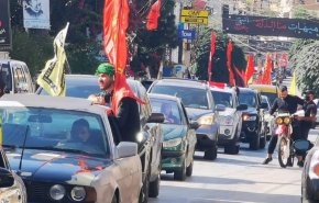 راهپیمایی عاشورائی در مرزهای لبنان با فلسطین اشغالی + عکس