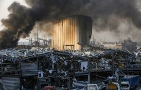 تصاویر هوایی از بندر بیروت یک ماه بعد از انفجار بیروت