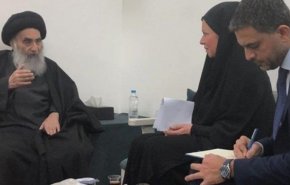 دیدار نماینده سازمان ملل با آیت‌الله سیستانی در نجف اشرف
