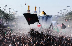 طنین «لبیک یا حسین» در جوار ضریح سیدالشهدا + فیلم