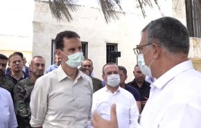 بازدید بشار اسد از ریف جبله روستای کفردبیل
