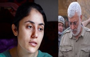 پیام دختر ایزدی دربند داعش به «ابومهدی المهندس» + فیلم 