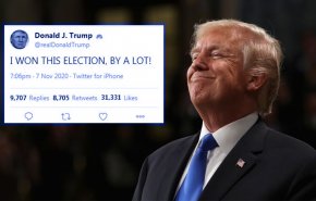 ترامپ مجدداً ادعای پیروزی کرد!